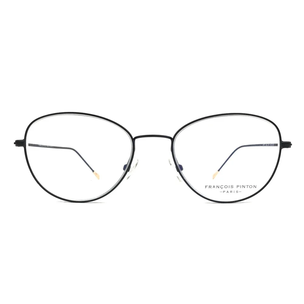 Francois Pinton Eyeglasses Frames AIR 1 019 Matte Black Wire Rim 52-18-148